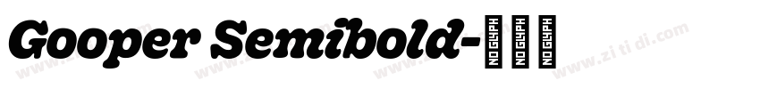 Gooper Semibold字体转换